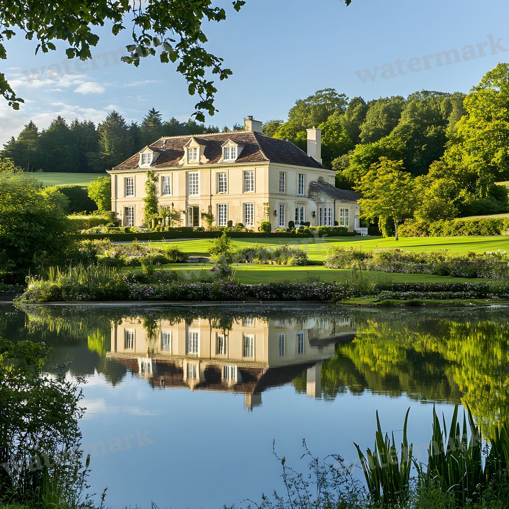 Countryside Estate Backdrop Images