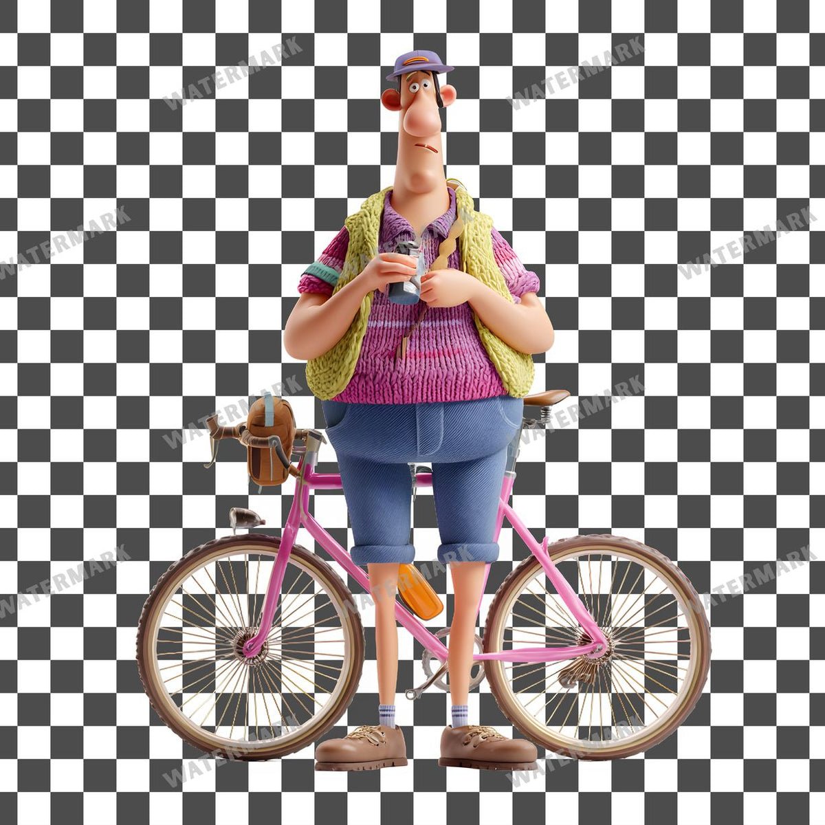 Cyclist Clipart Pngs
