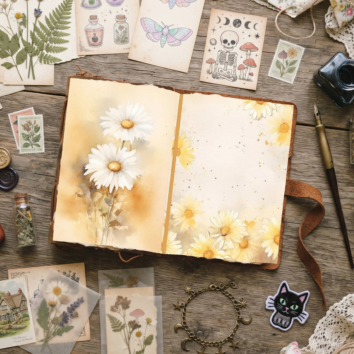 Daisies Digital Papers