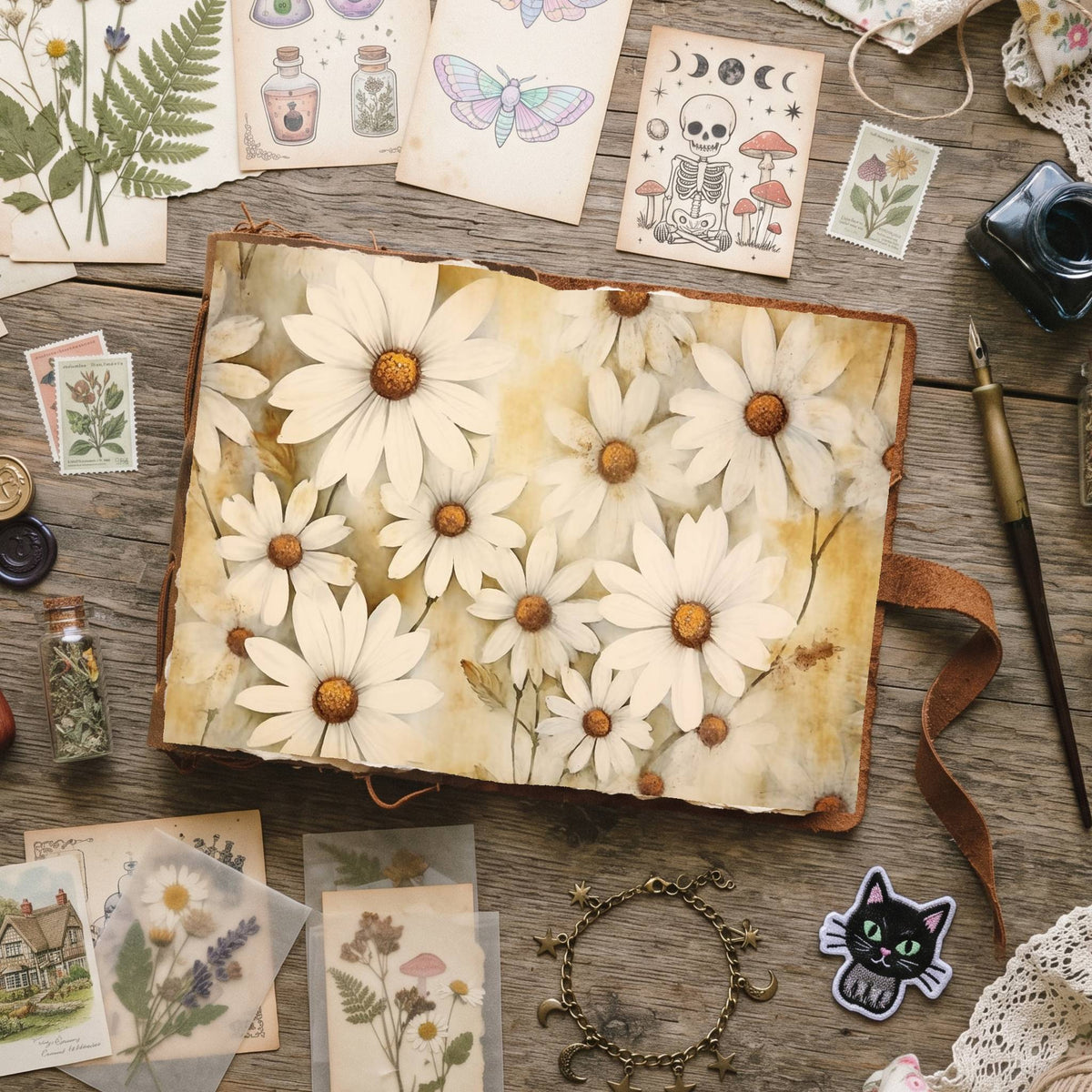 Daisies Digital Papers