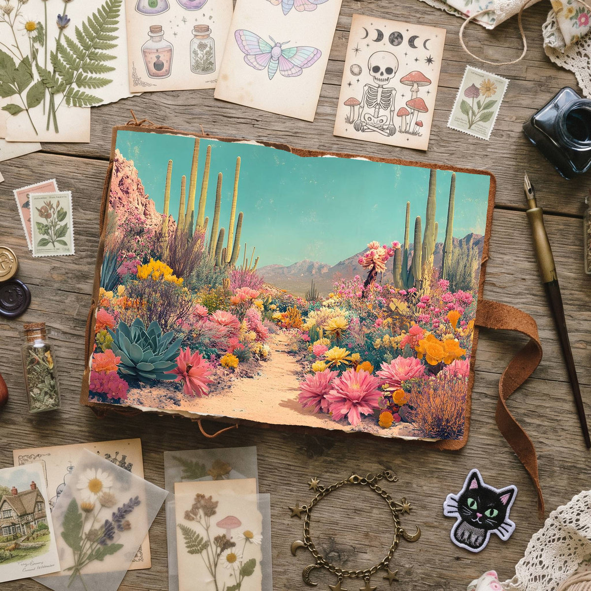 Desert Botanical Digital Papers