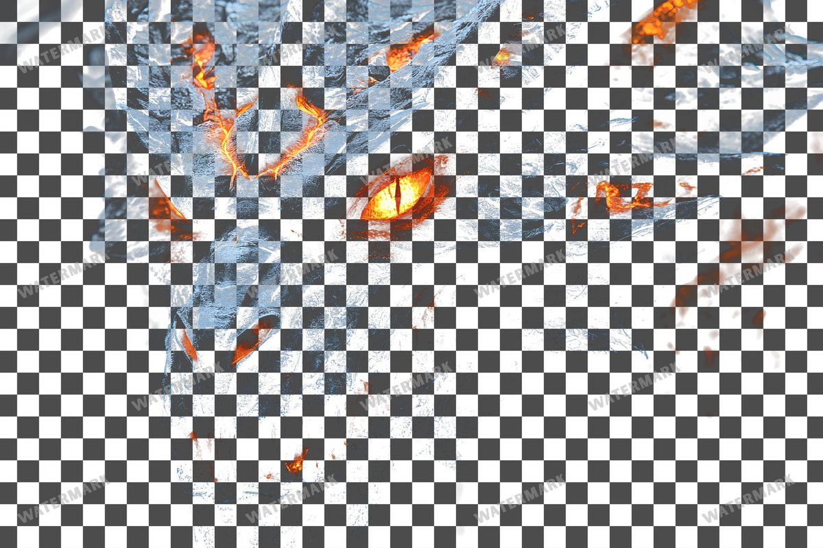 Dragon Skull Transparent Overlay Pngs