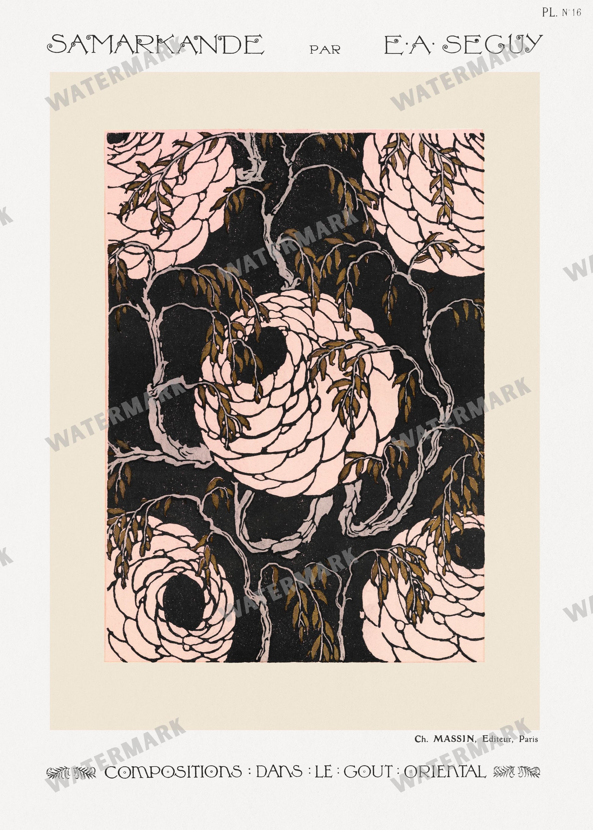 E A Seguy Vintage Prints