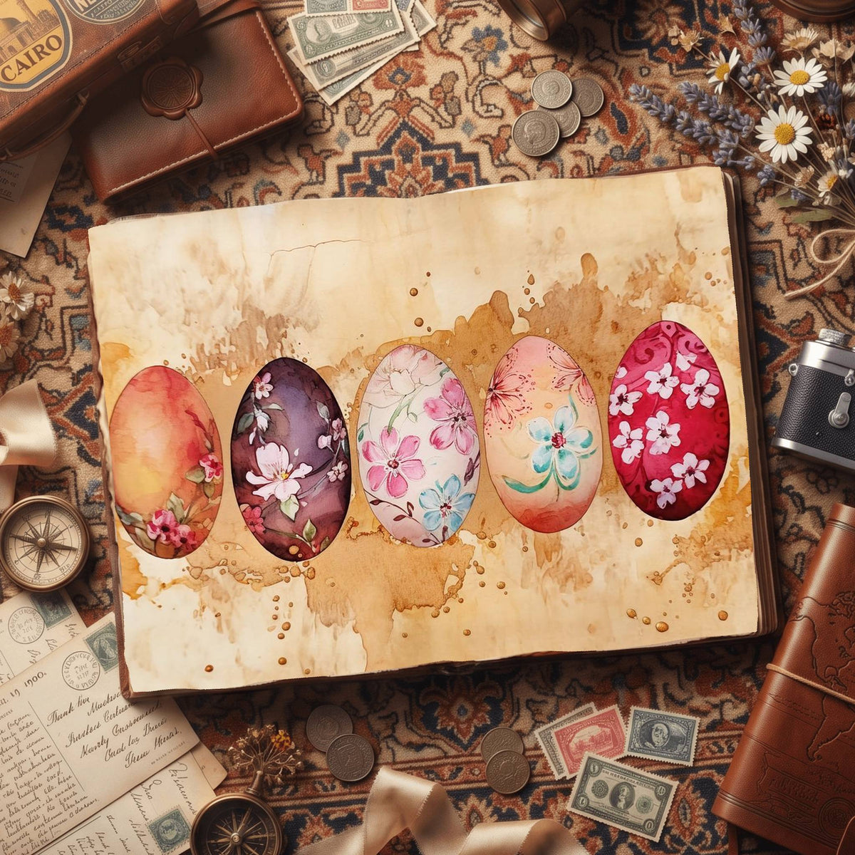 Easter Eggs Digital Papers