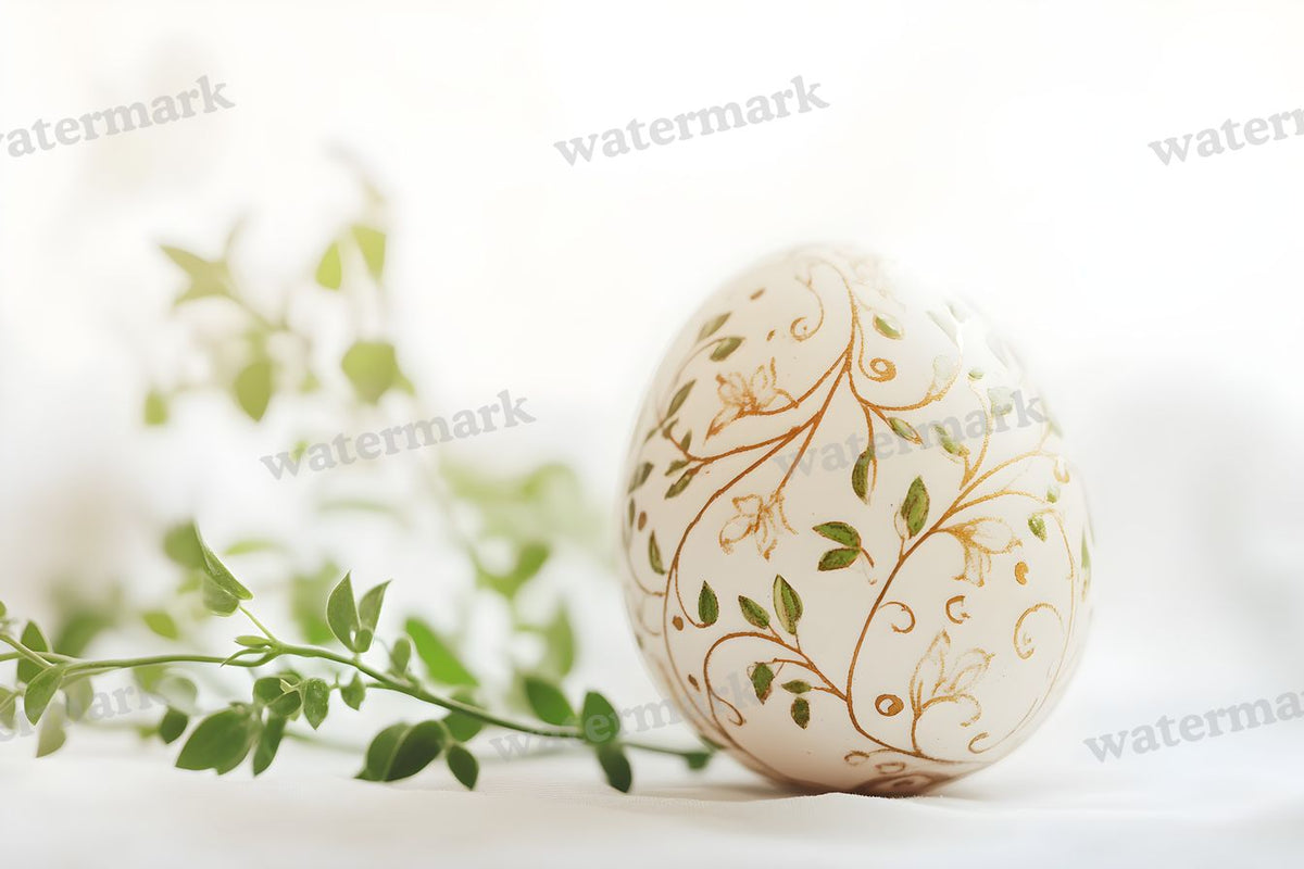 Elegant Easter Egg Backdrop Images