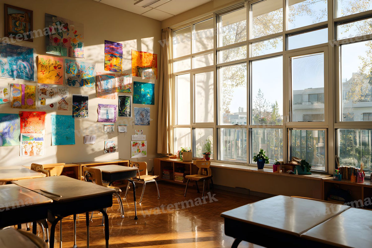 Elementary School Classroom Backdrop Images