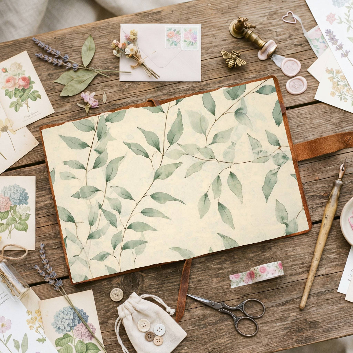 Eucalyptus Leaves Digital Papers