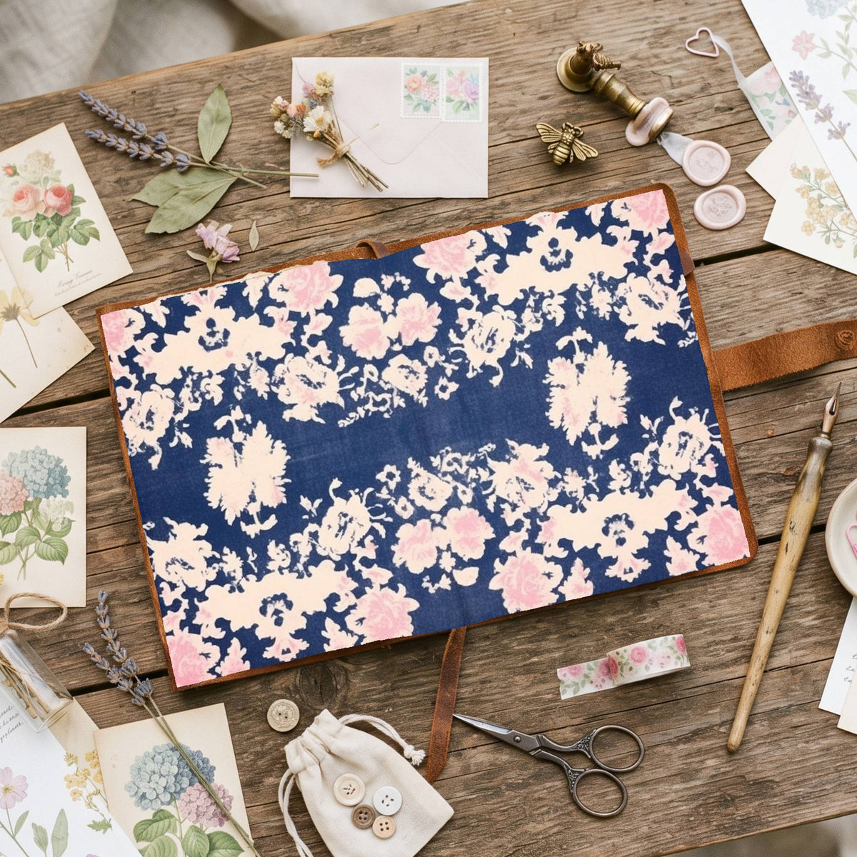 Faded Pink Roses Digital Papers