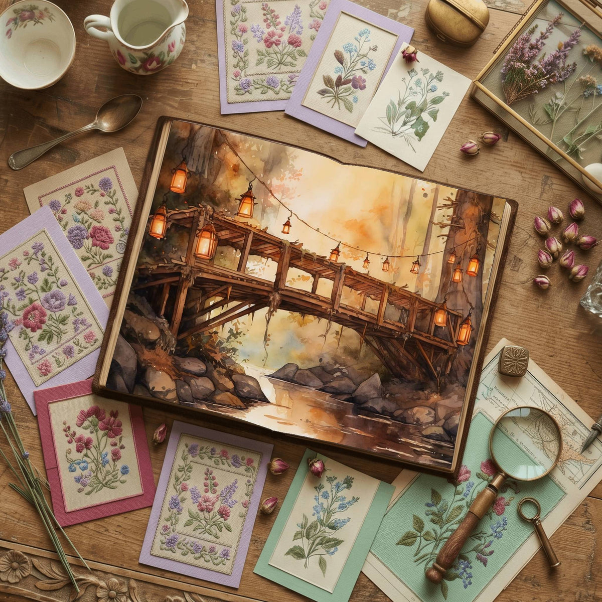 Fairy Bridge Digital Papers