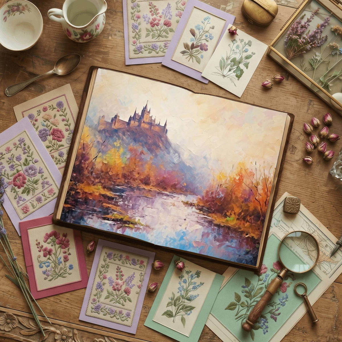 Fairy Castles Digital Papers