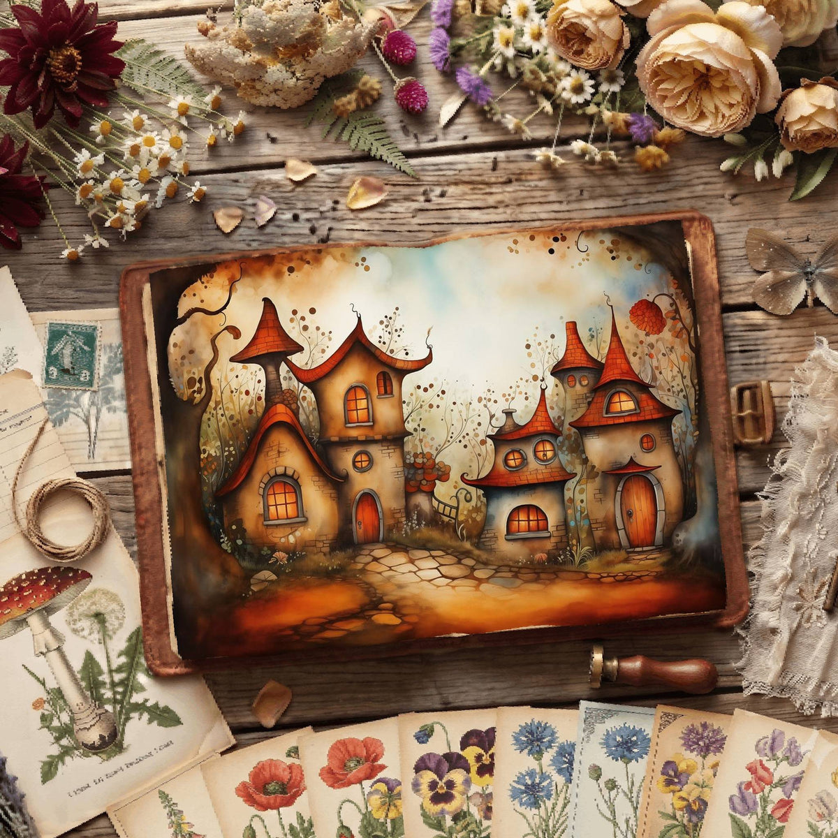Fairytale Village Digital Papers