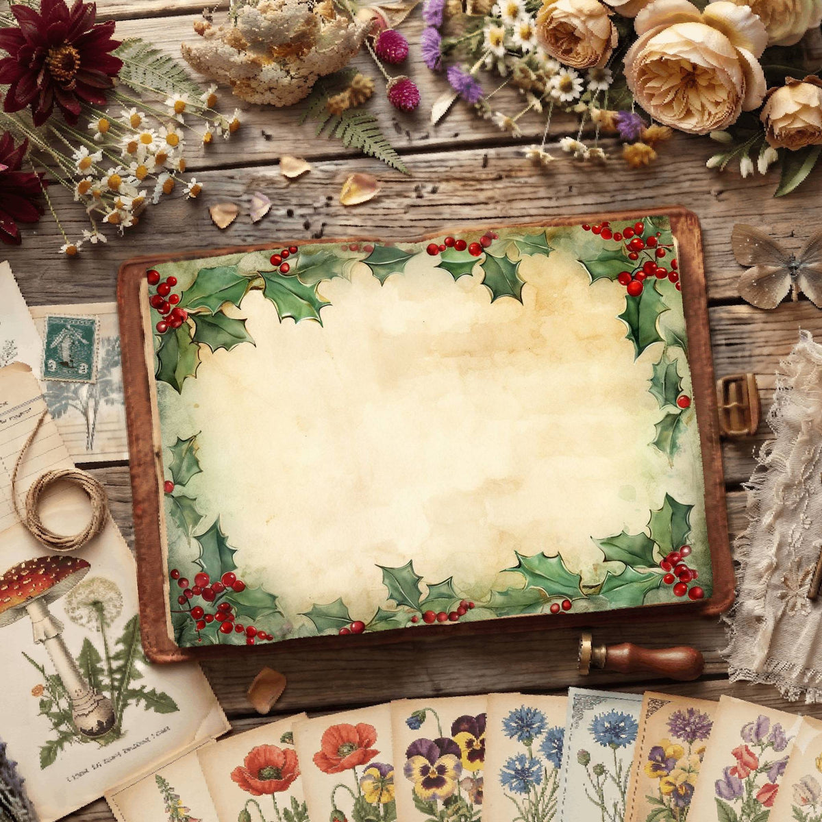Festive Christmas Digital Papers