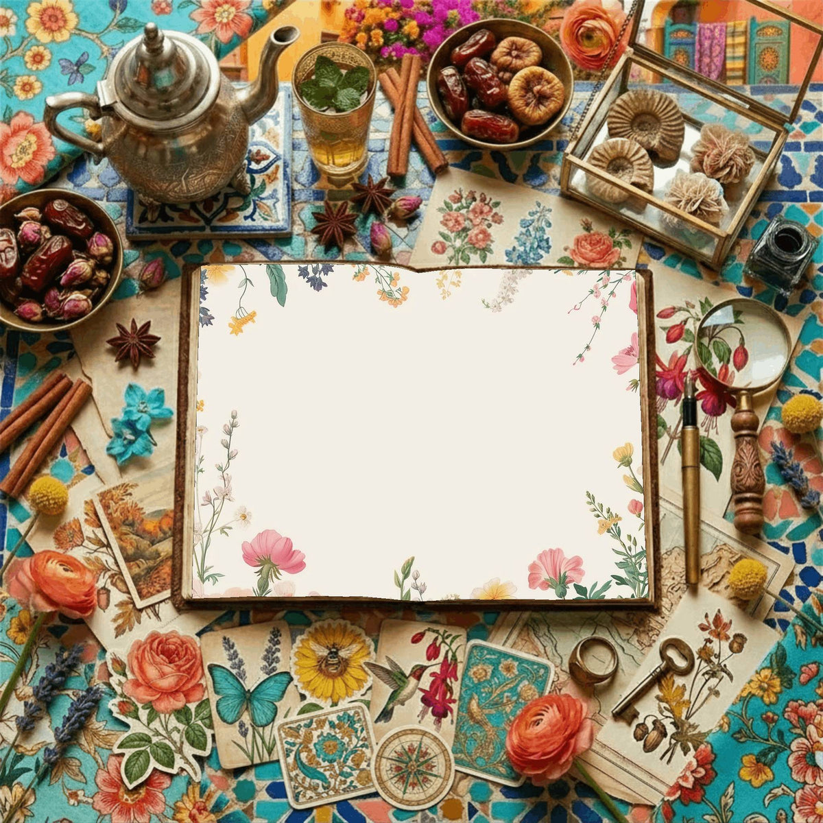 Floral Digital Papers