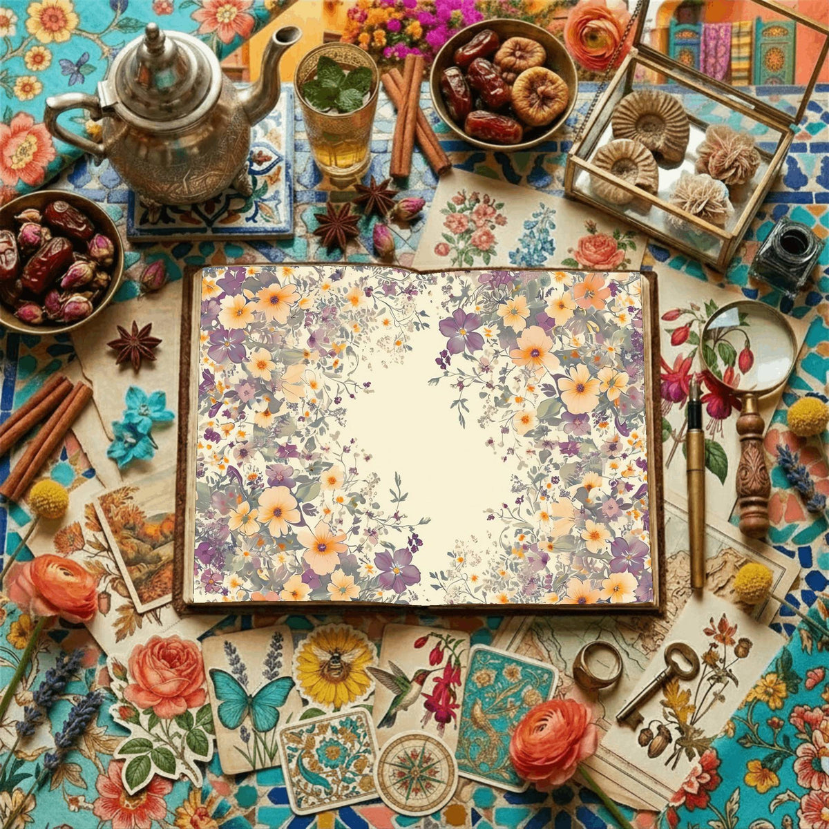 Floral Digital Papers
