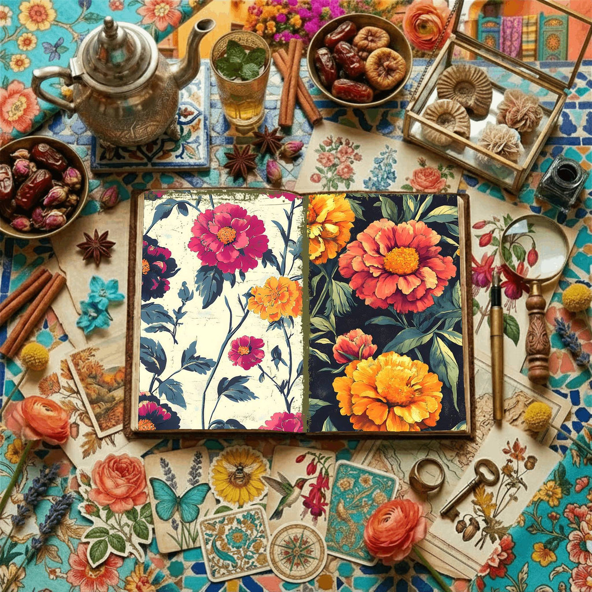 Floral Digital Papers