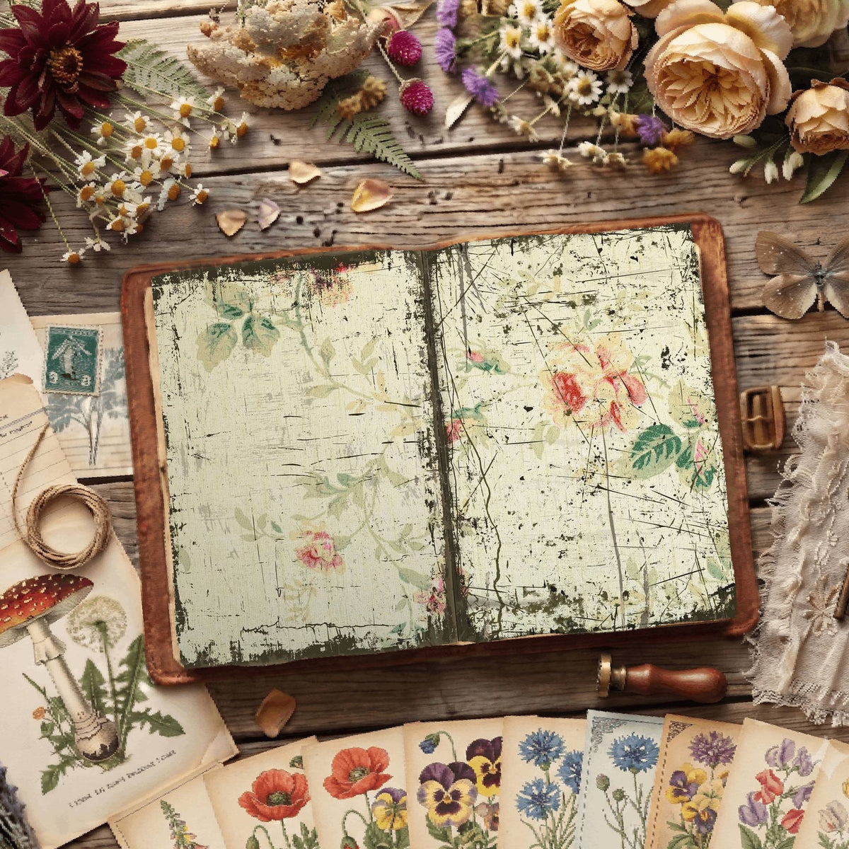 Floral Digital Papers