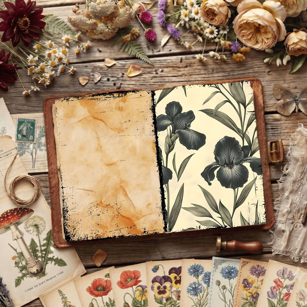 Floral Digital Papers