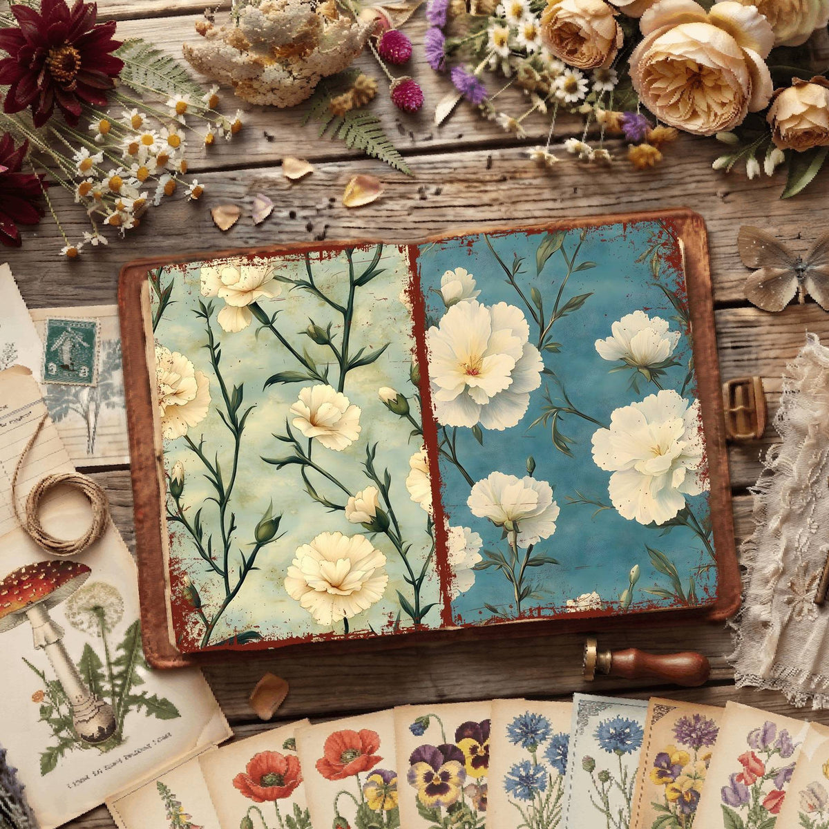 Floral Digital Papers