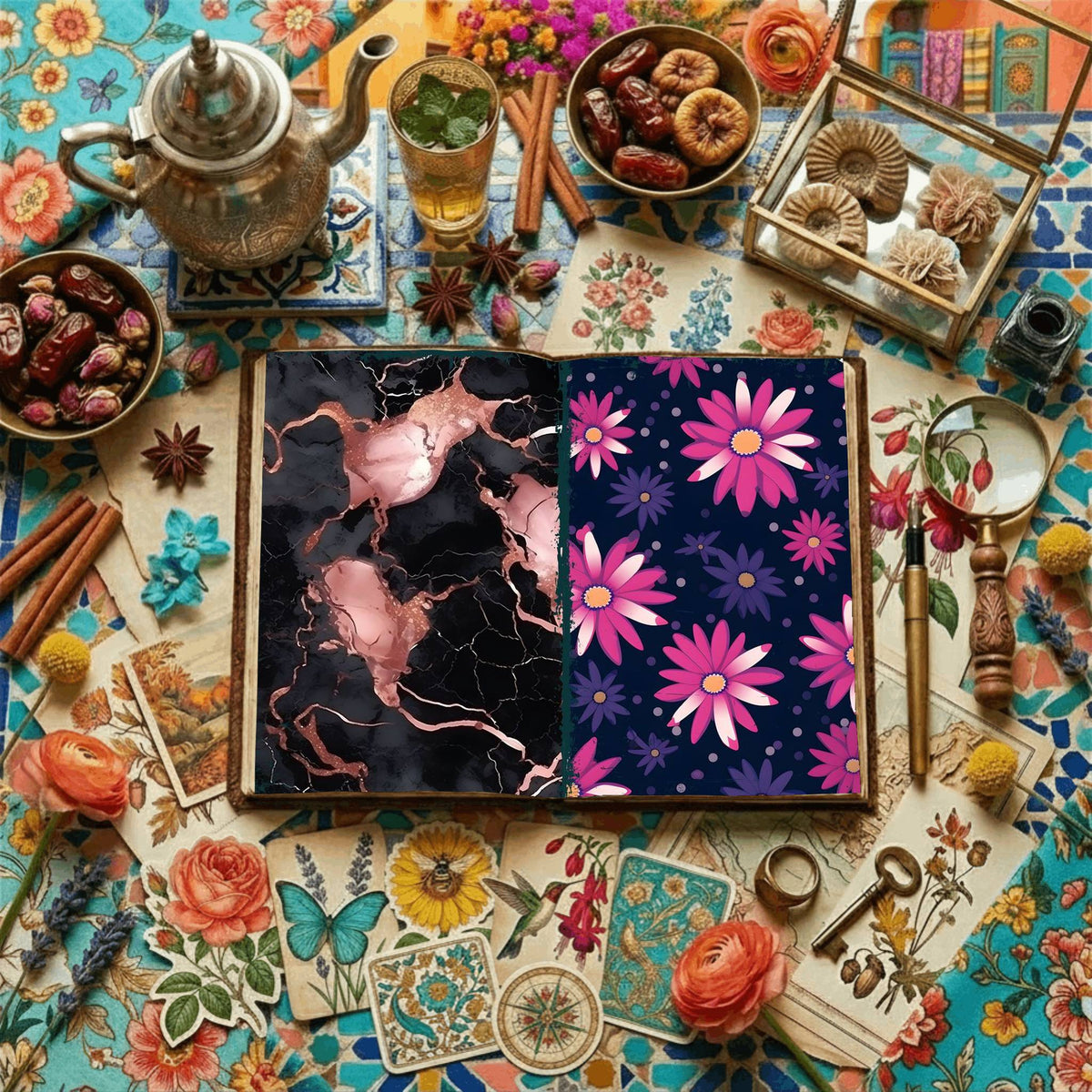 Floral Digital Papers