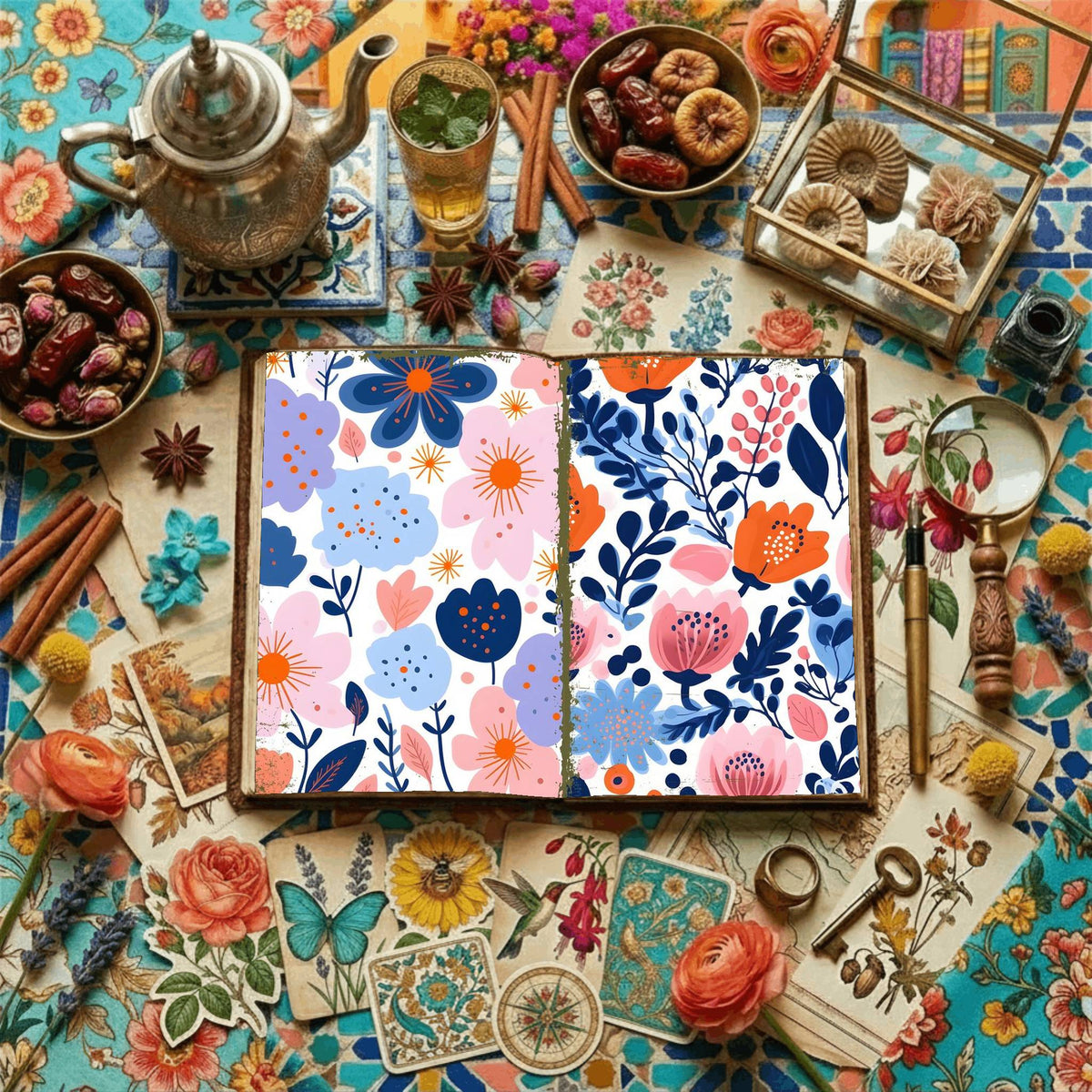 Floral Digital Papers
