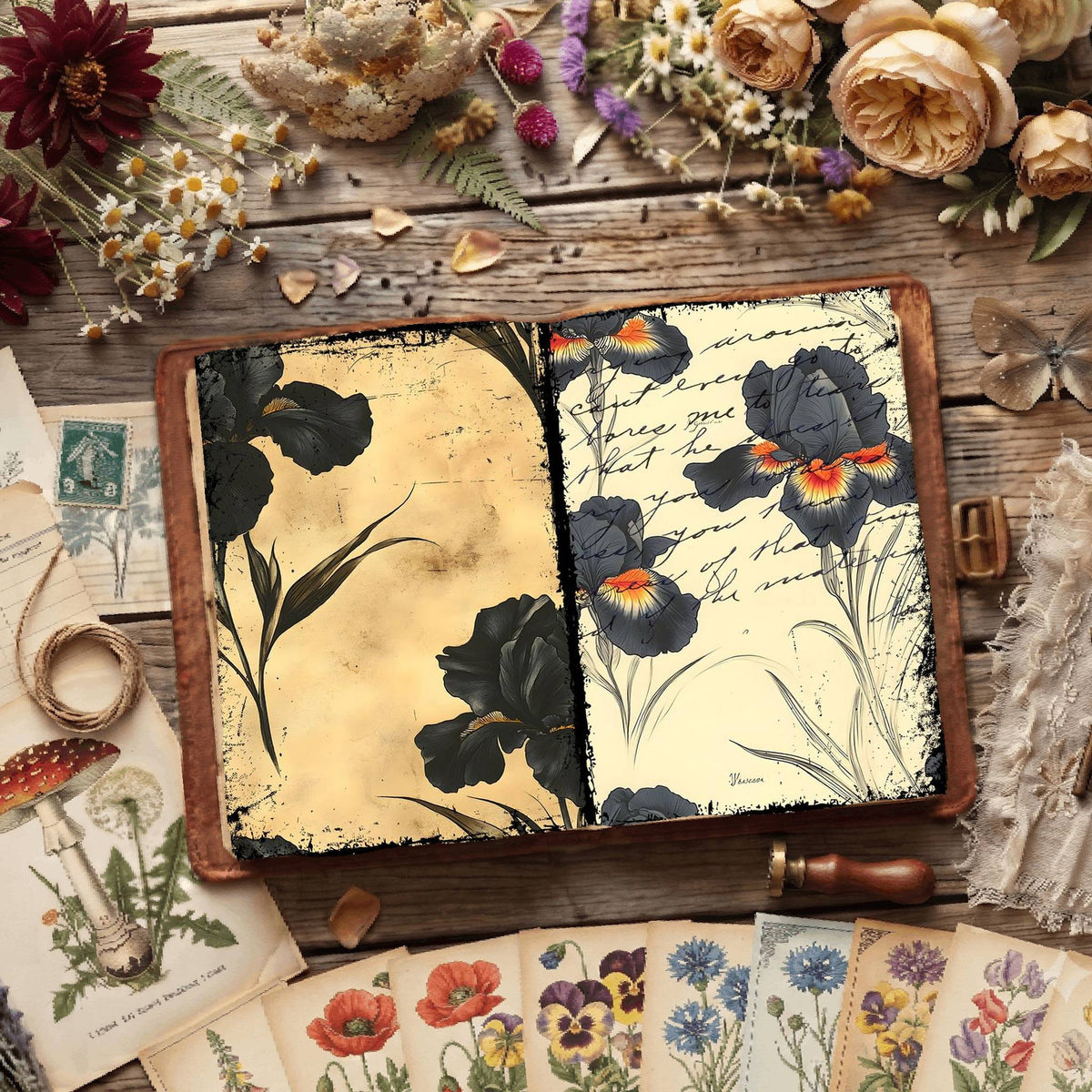 Floral Digital Papers