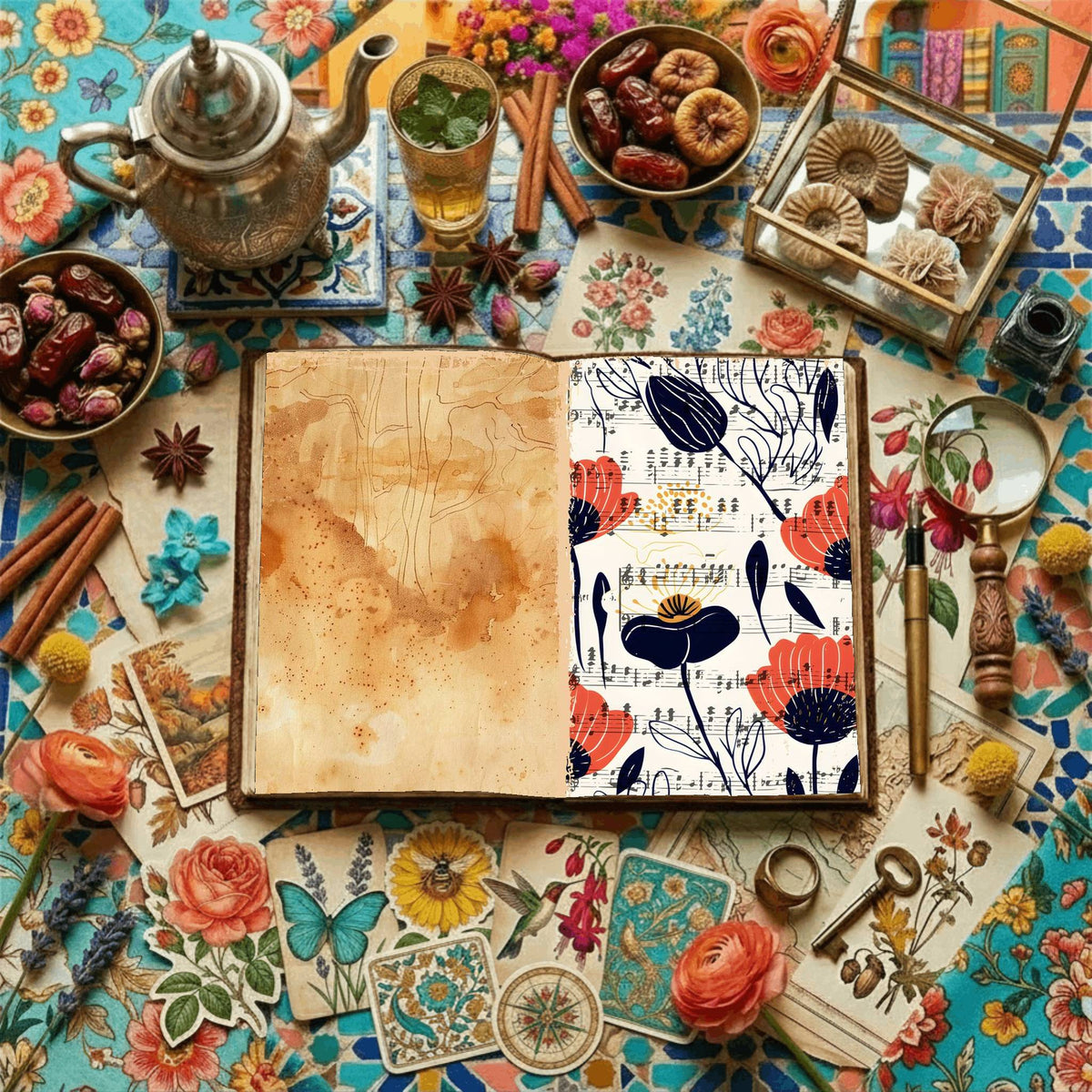 Floral Digital Papers