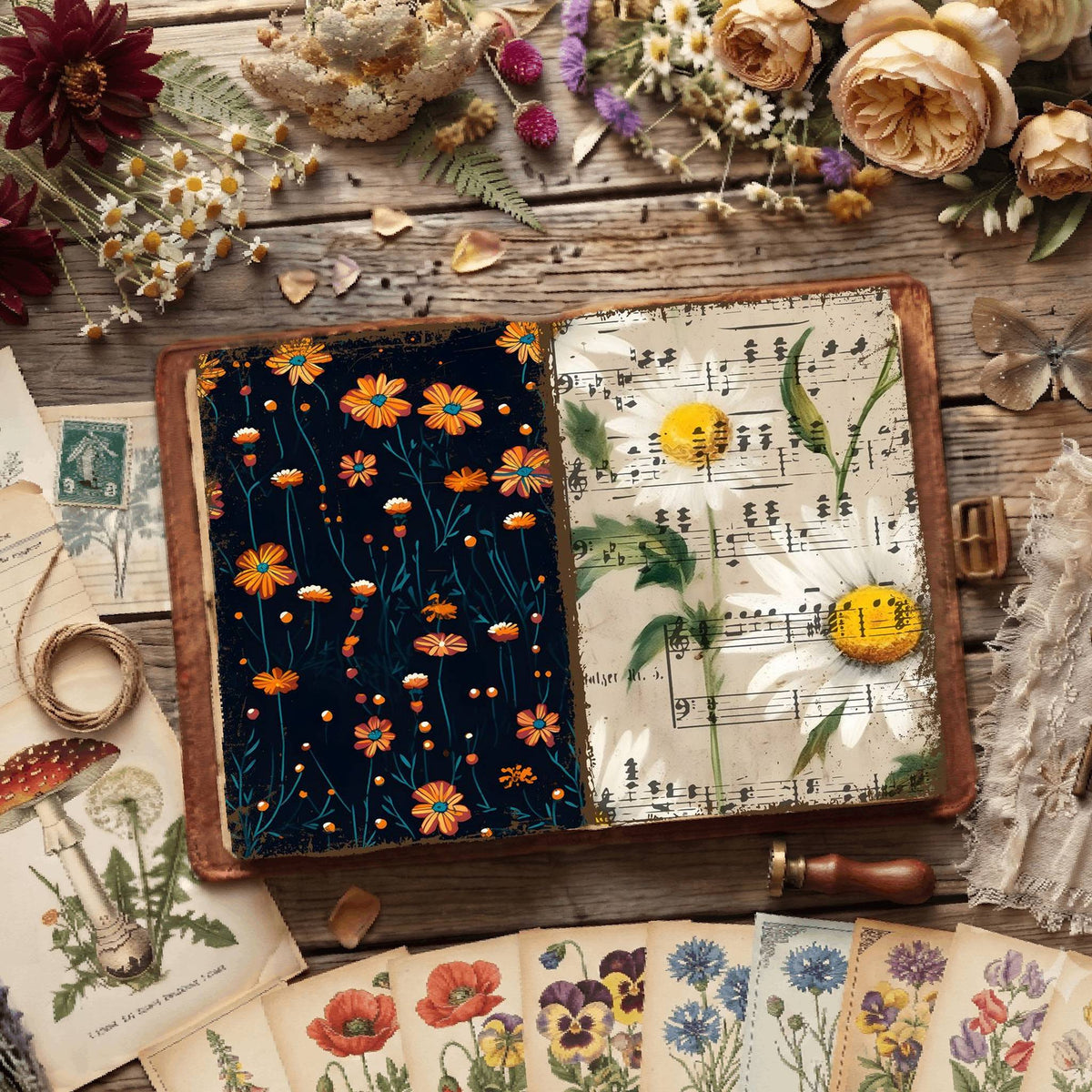 Floral Digital Papers