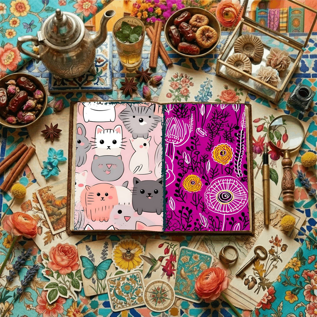 Floral Digital Papers