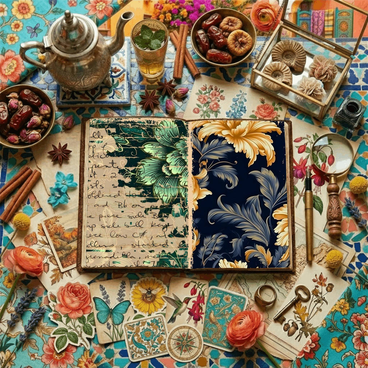 Floral Digital Papers
