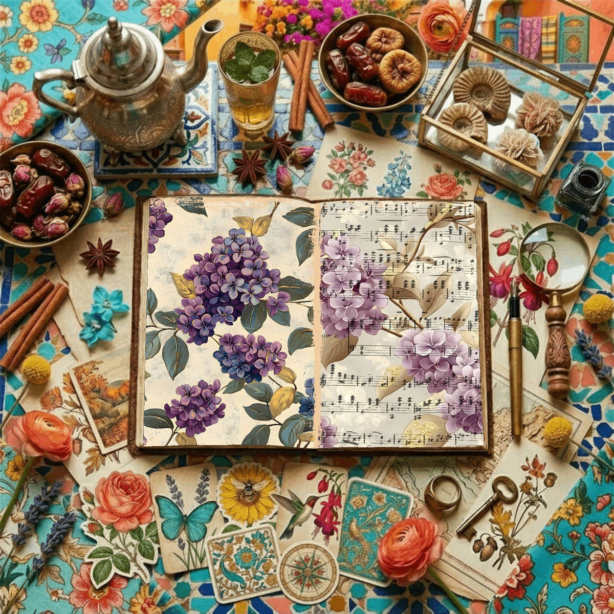 Floral Digital Papers
