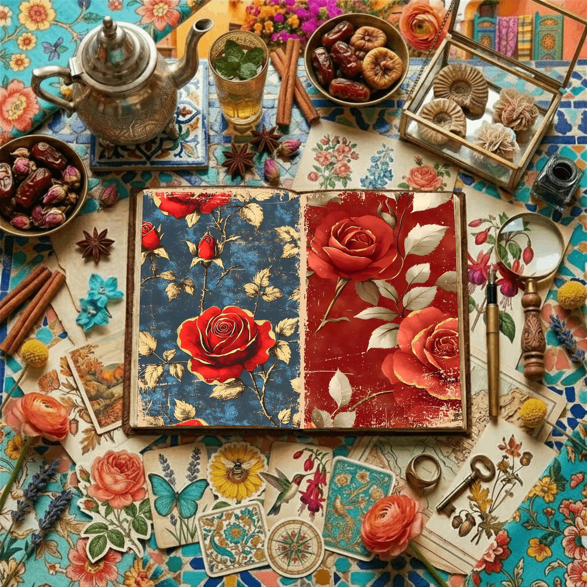 Floral Digital Papers