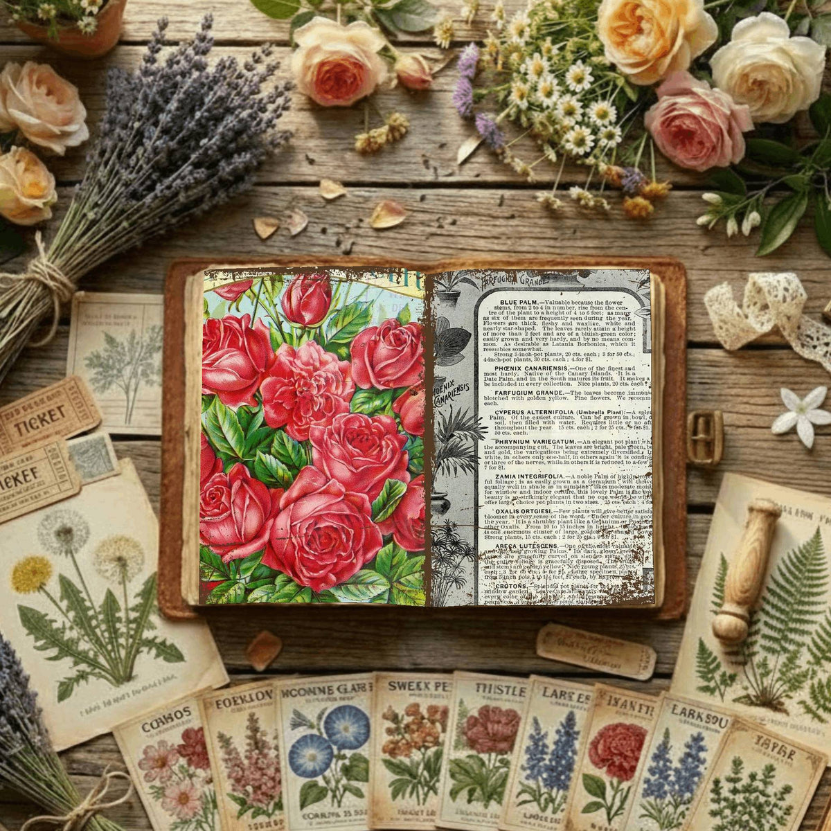 Floral Digital Papers