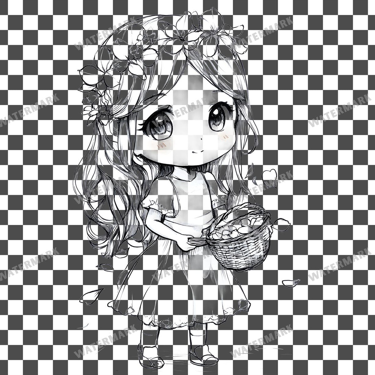 Flower Girl Clipart Pngs