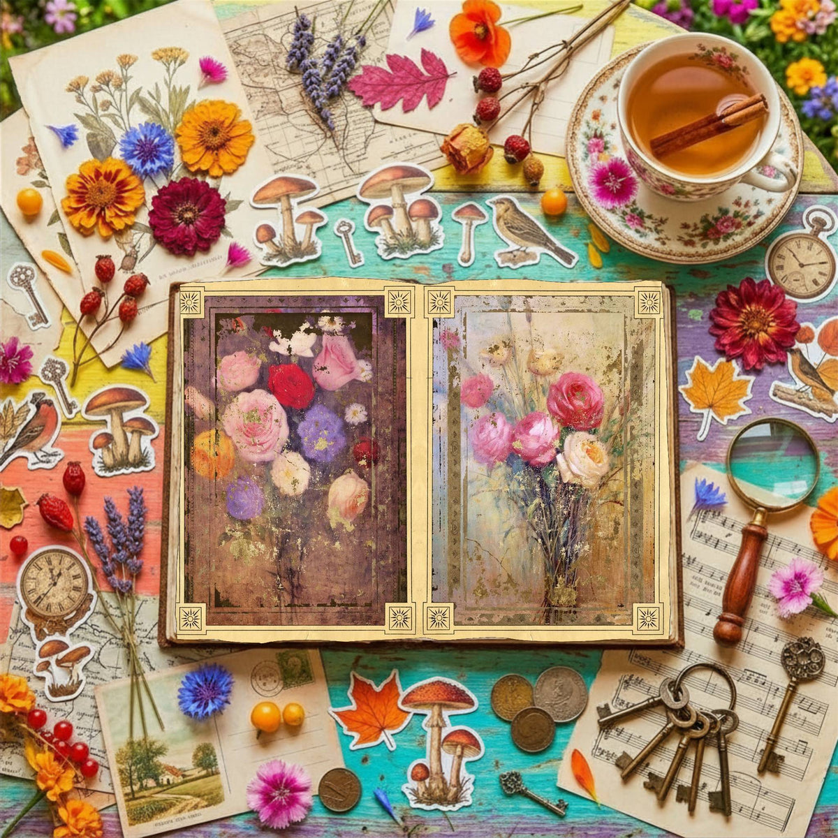Flower Digital Papers