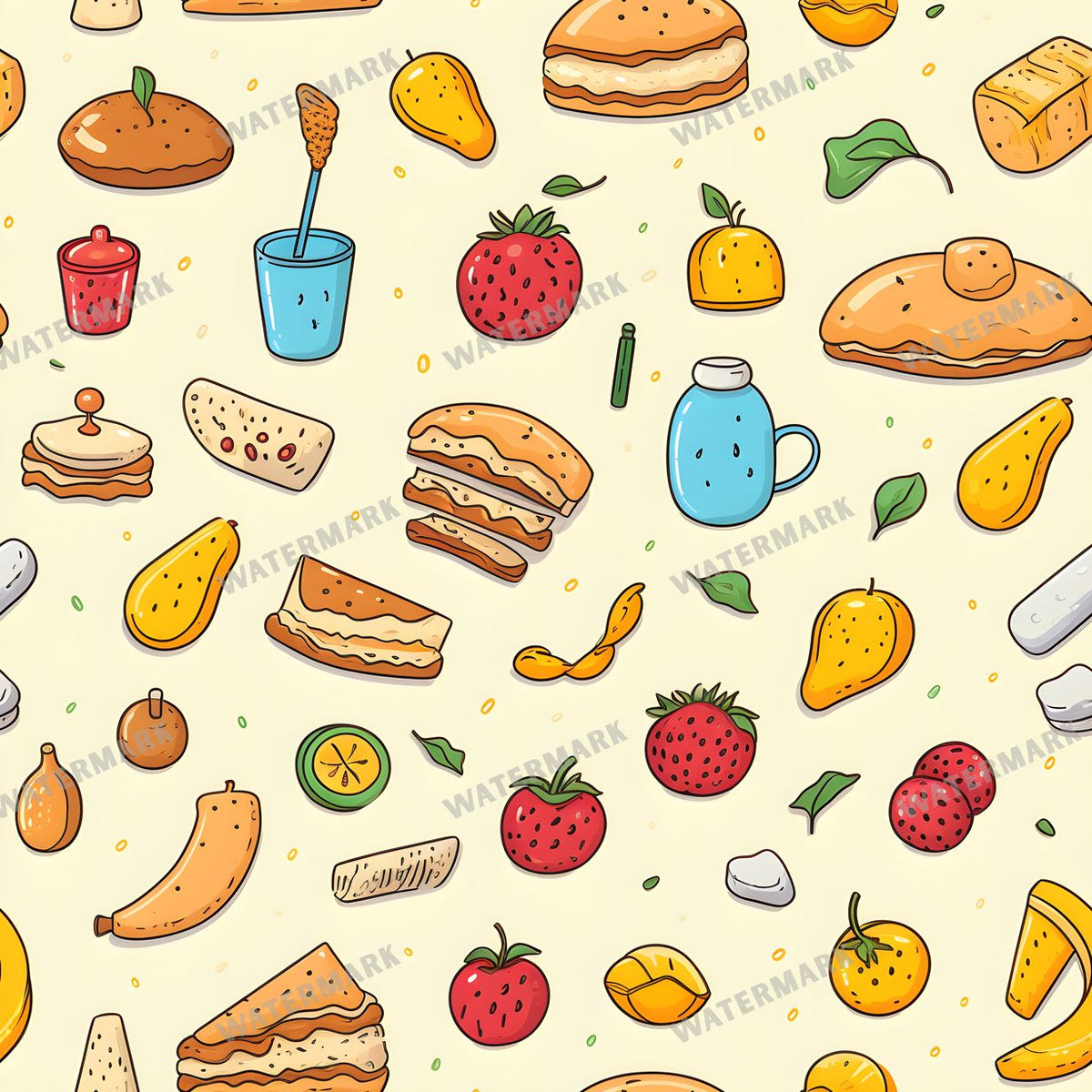 Food Seamless Pattern