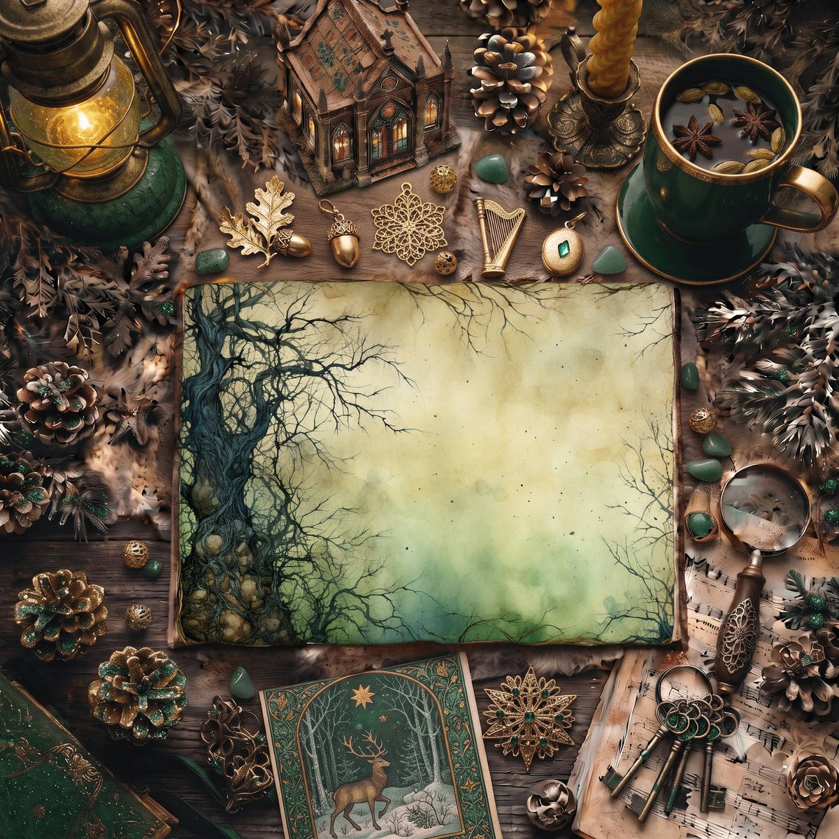 Forest Witch Digital Papers