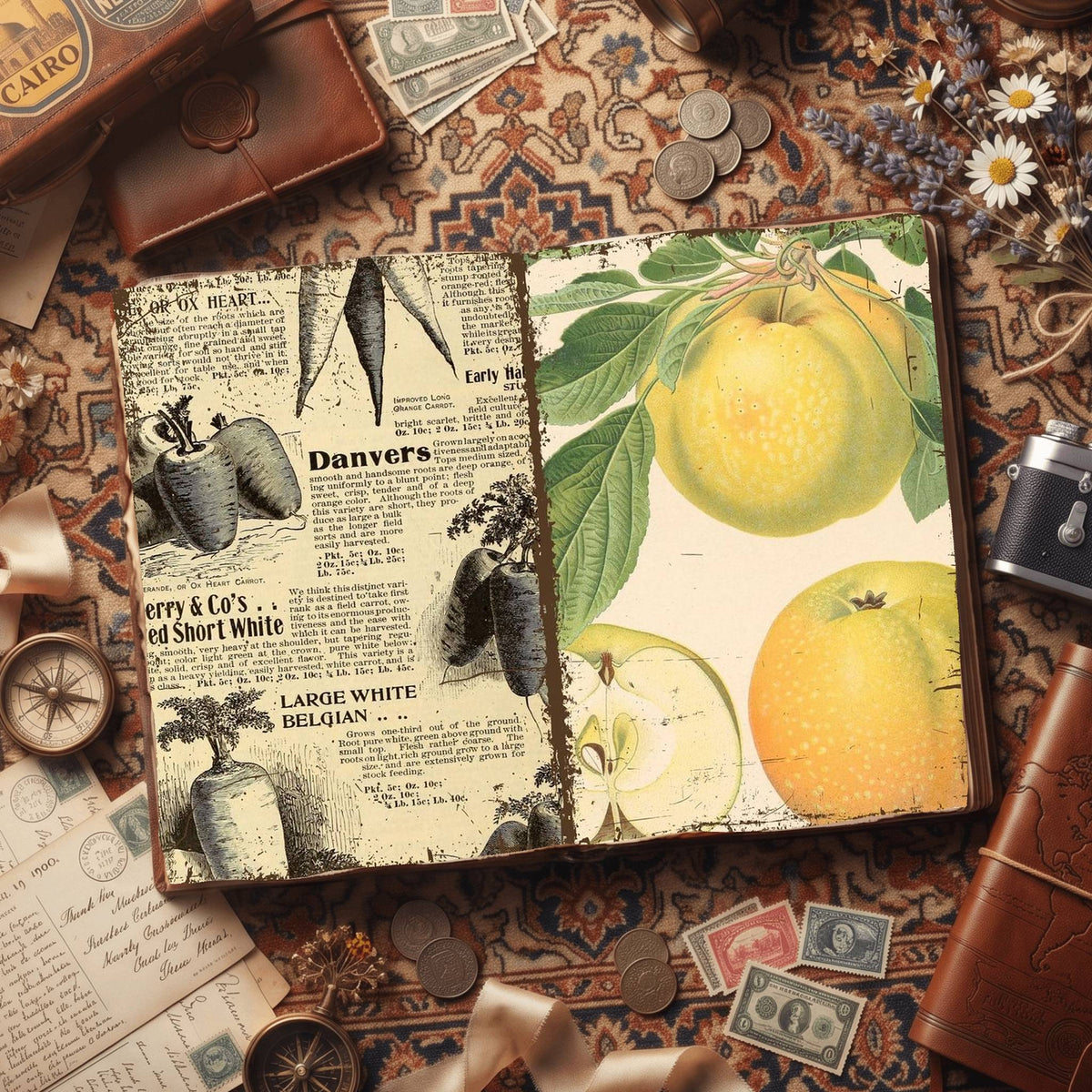 Fruit & Vegetables Digital Papers