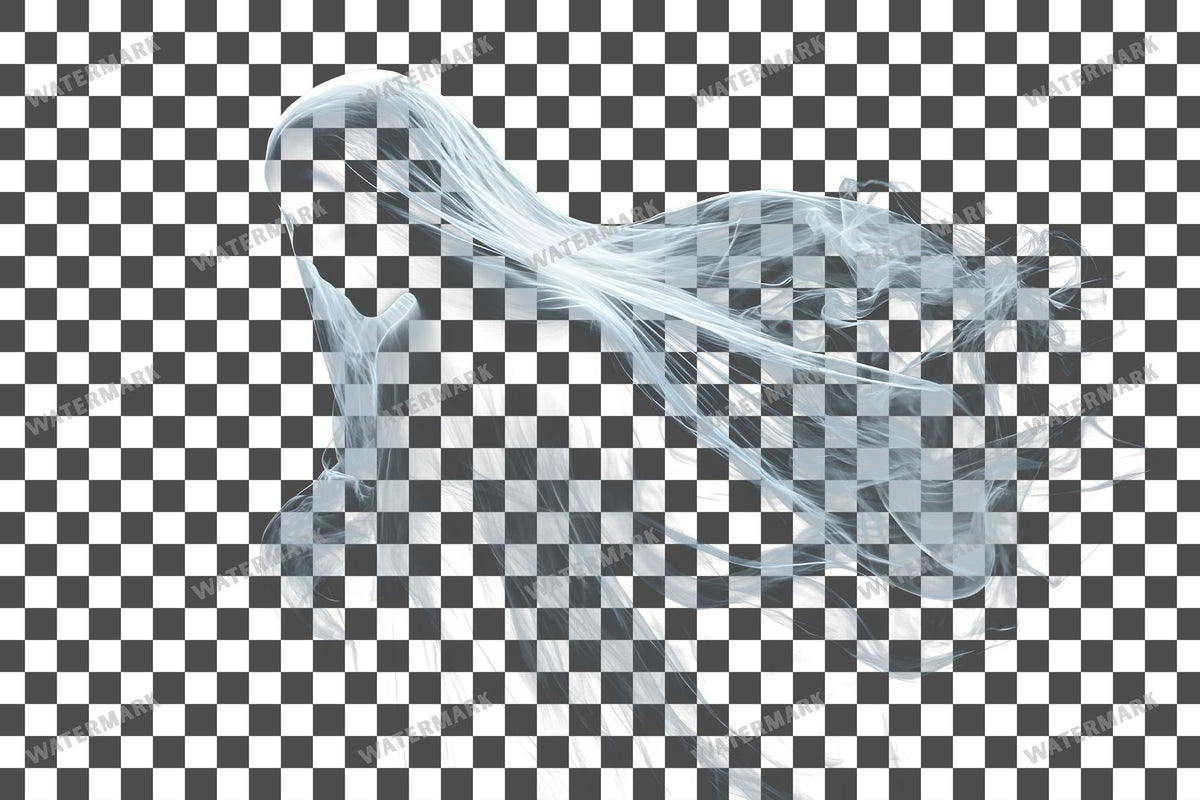 Ghostly Apparition Transparent Overlay Pngs