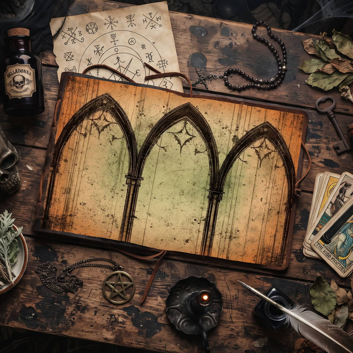 Gothic Arches Digital Papers