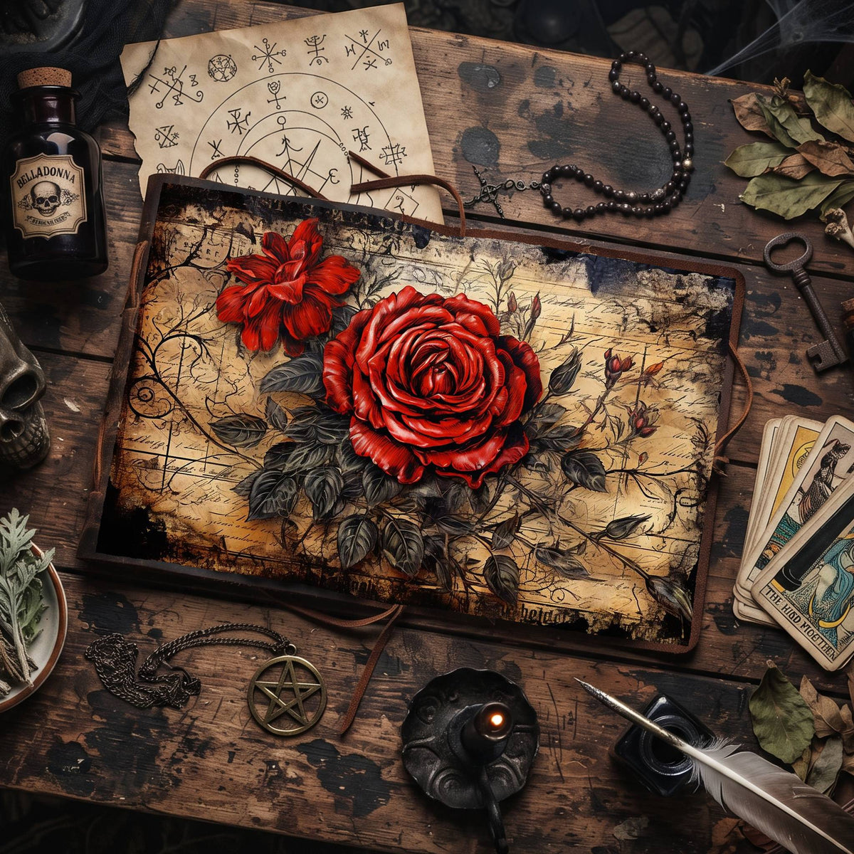 Gothic Rose Digital Papers