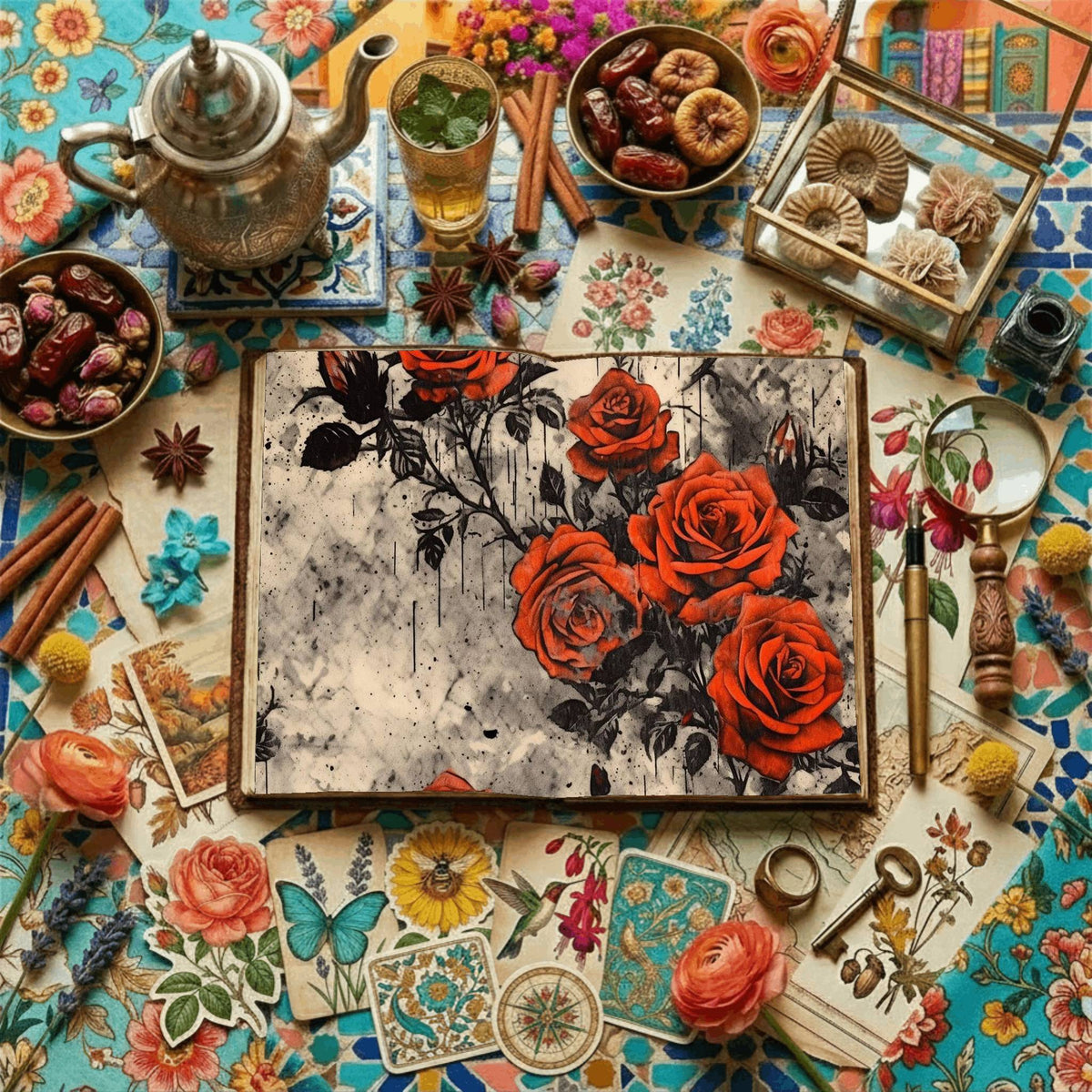 Gothic Rose Digital Papers
