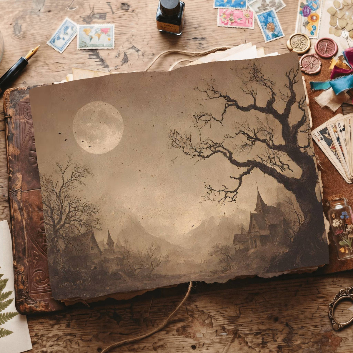 Gothic Digital Papers