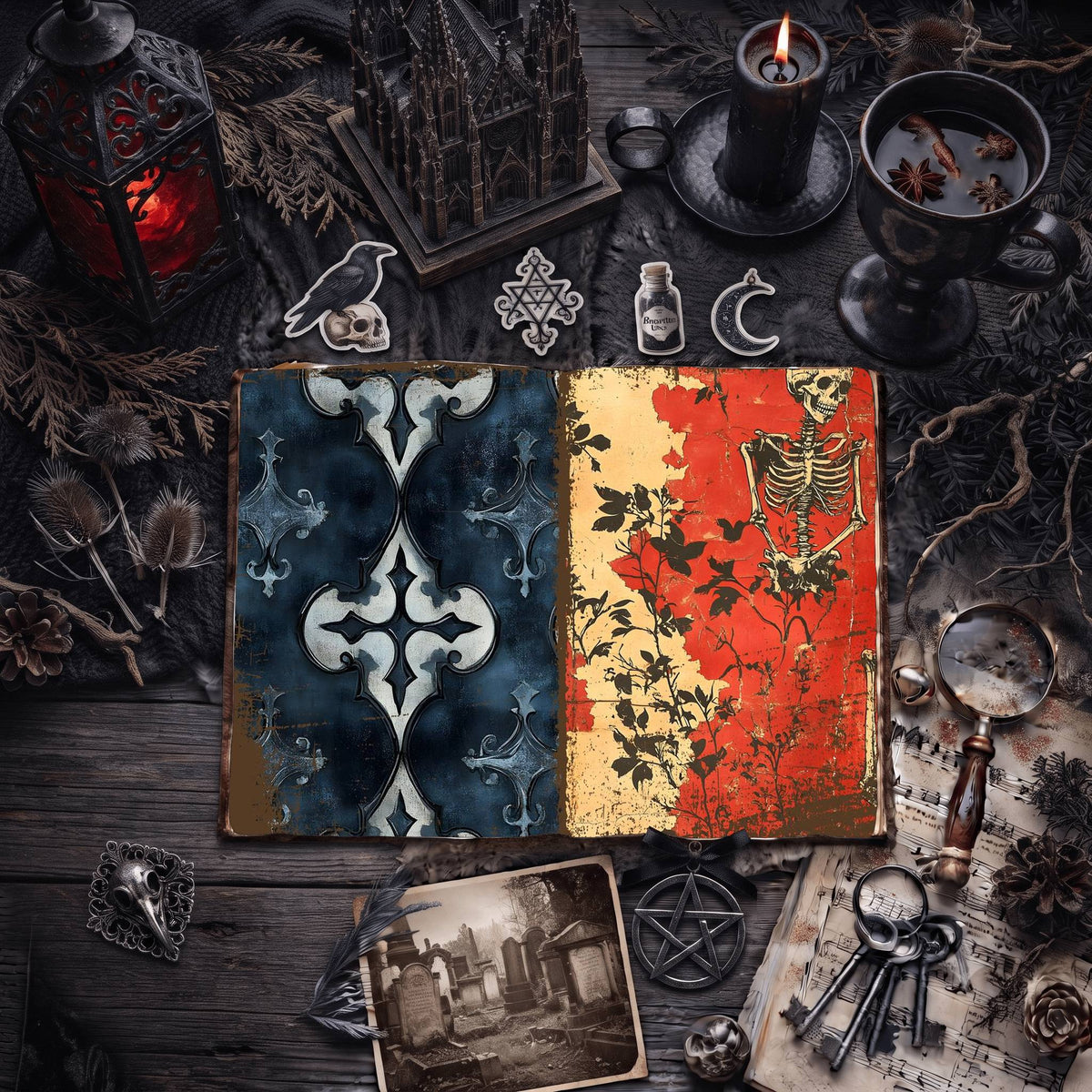 Gothic Digital Papers