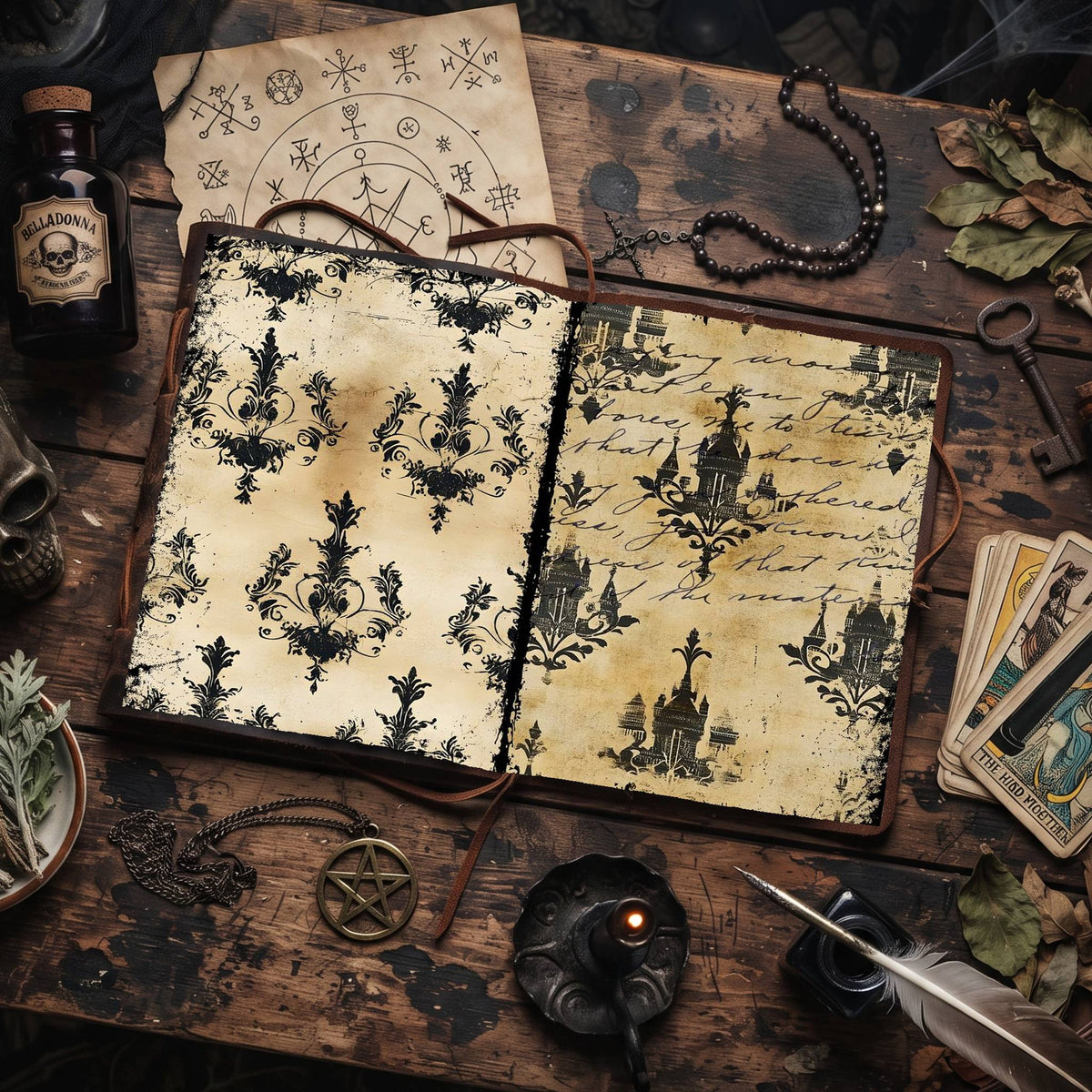 Gothic Digital Papers