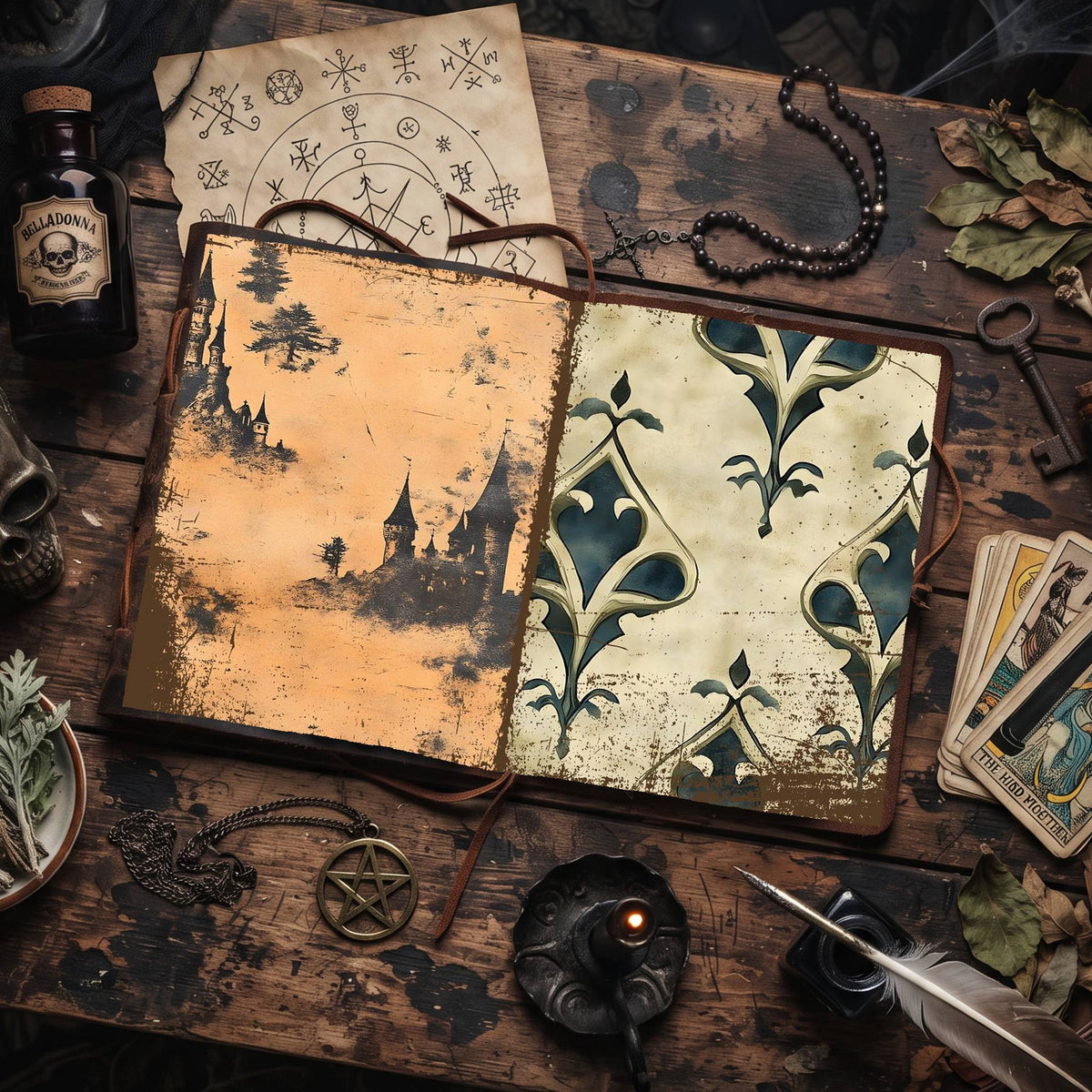 Gothic Digital Papers