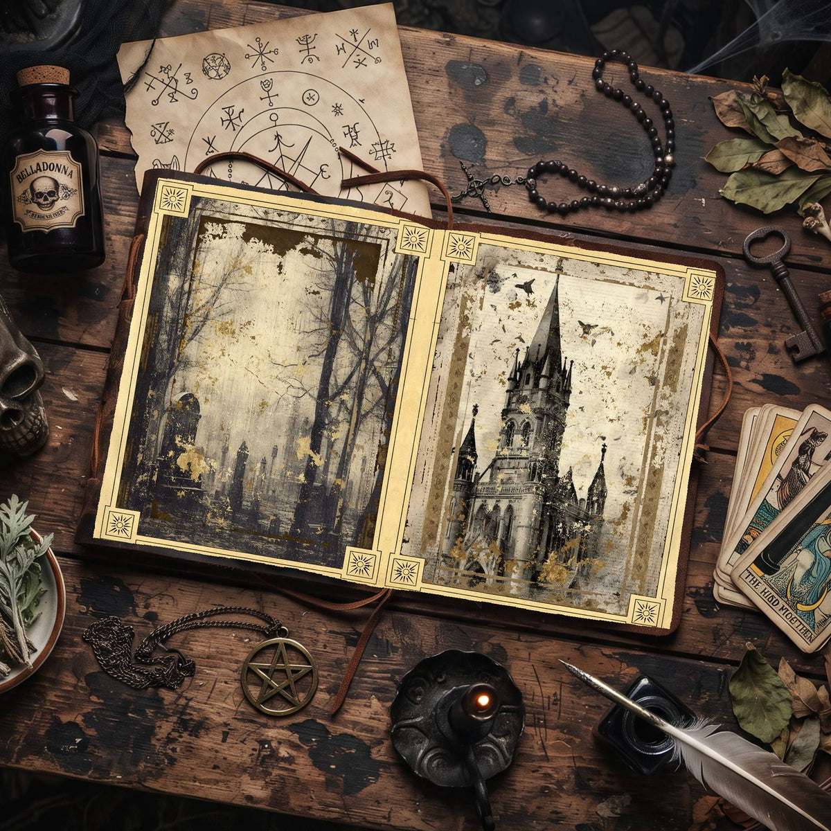 Gothic Digital Papers