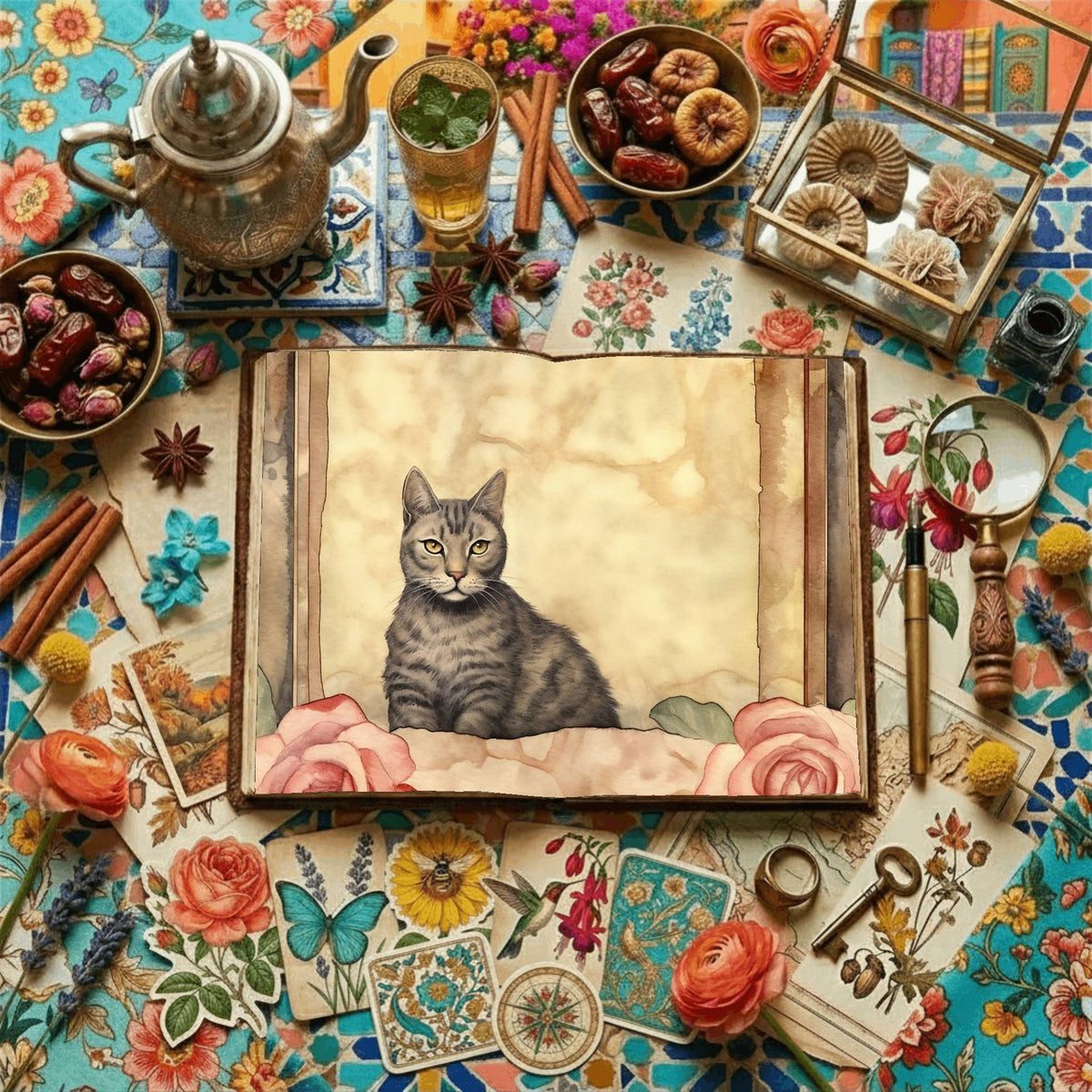 Grey Cat Digital Papers