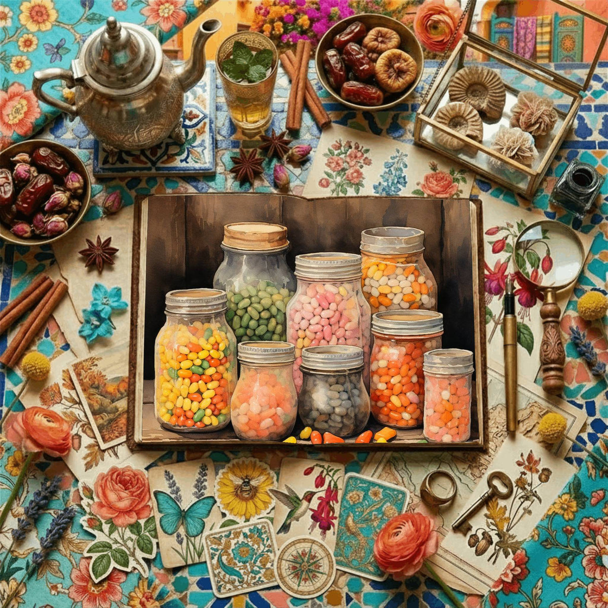 Halloween Candy Digital Papers