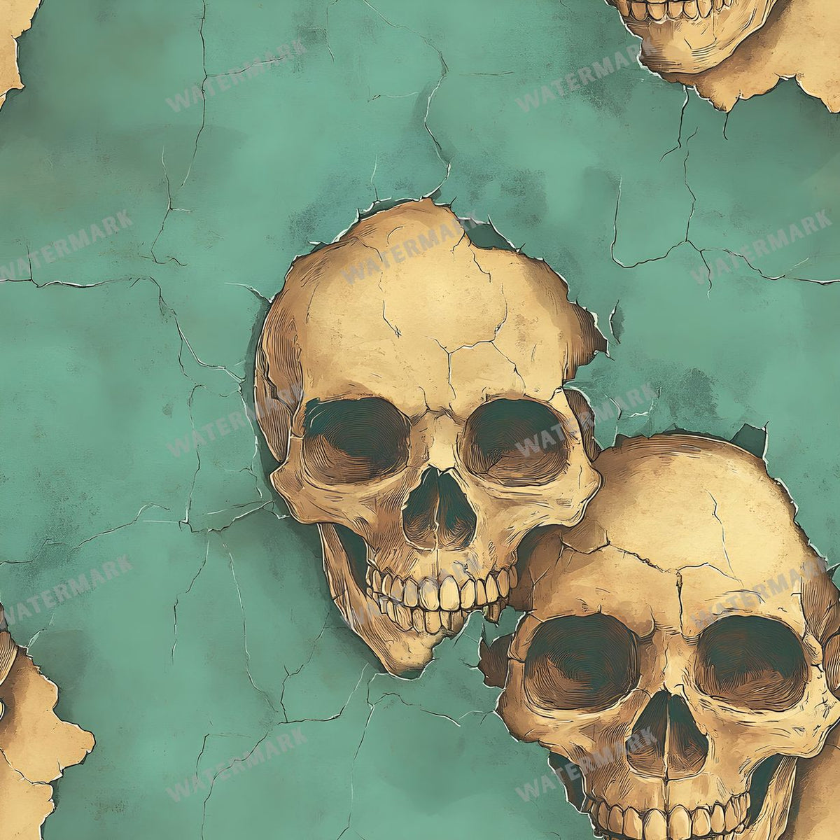 Halloween Seamless Pattern