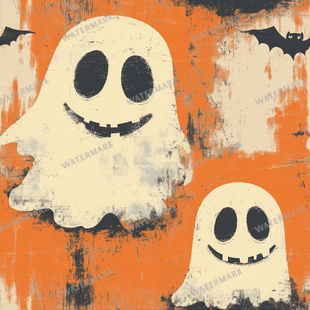 Halloween Seamless Pattern